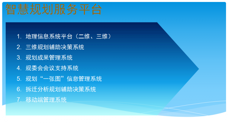 智慧規(guī)劃服務(wù)平臺